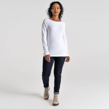 Craghoppers - Nosilife Erin Long Sleeve Top - Women's - Optic White