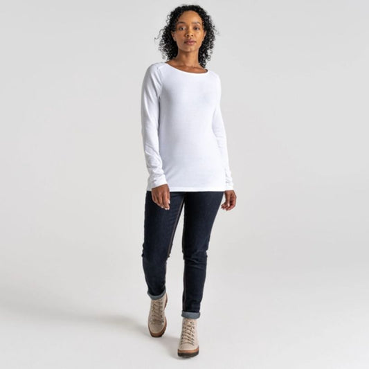 Craghoppers - Nosilife Erin Long Sleeve Top - Women's - Optic White