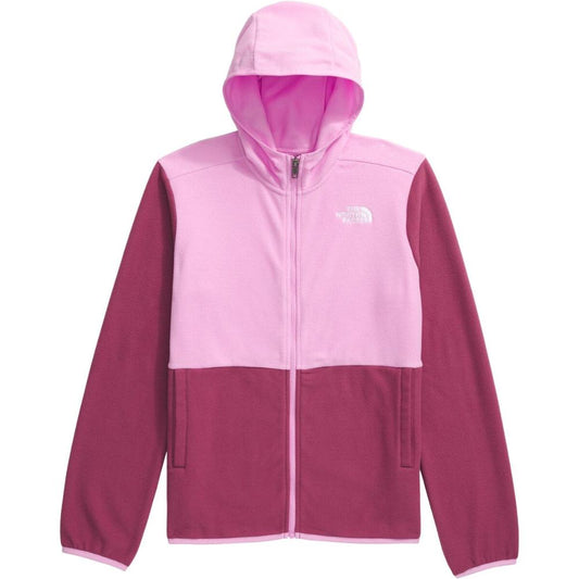 The North Face - Glacier Full Zip Hooded Jacket - Teen - Cyber Pink