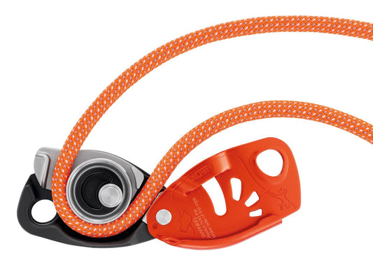 Petzl - Neox Belay Device - Light Gray
