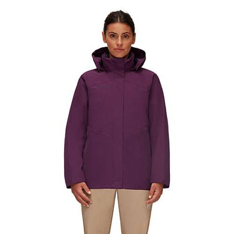 Mammut - Trovat 3 in 1 HS Hooded Jacket - Women's - Grape-Black