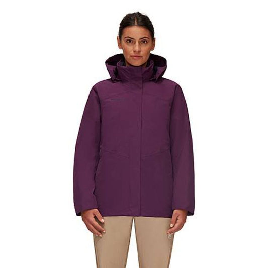 Mammut - Trovat 3 in 1 HS Hooded Jacket - Women's - Grape-Black