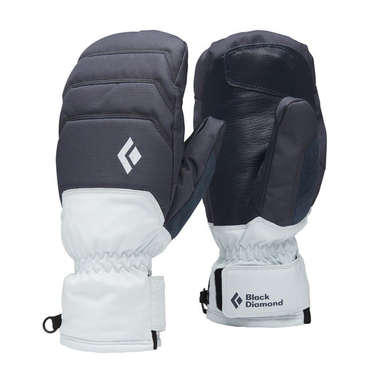 Black Diamond - Mission MX Mitts - Women's - Charcoal-Belay Blue