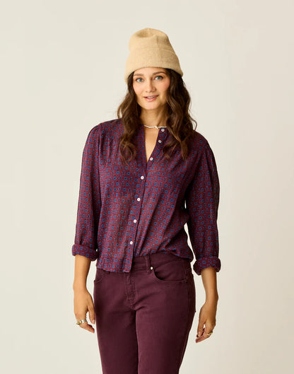 Carve Designs - Tatum Gauze Top - Nirvana Batik