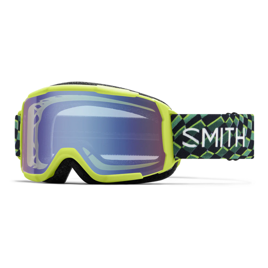 Smith - Daredevil Jr Goggle - Electric Lime Left Turn; Blue Sensor Mirror