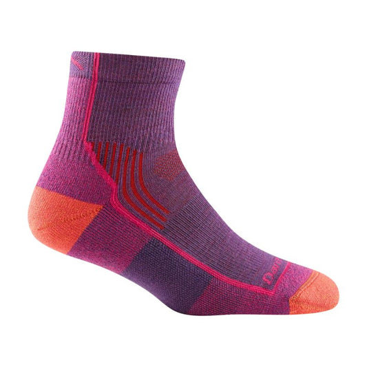 Darn Tough - Hiker 1/4 Midweight with Cushion - Women's - Berry