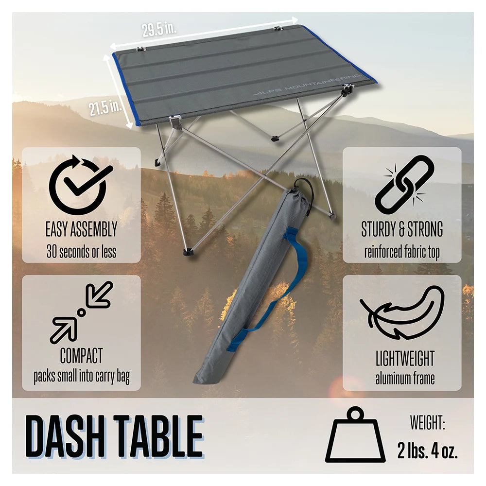 Alps Mountaineering - Dash Table - Charcoal Deep Sea