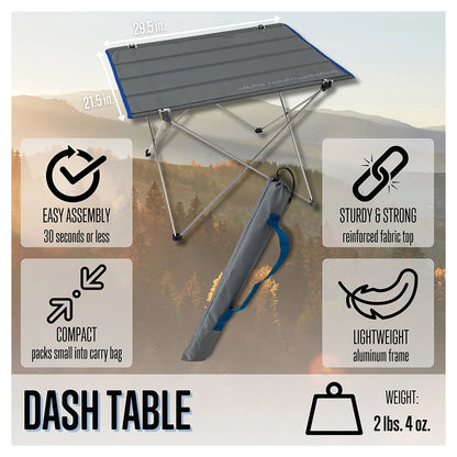 Alps Mountaineering - Dash Table - Charcoal Deep Sea
