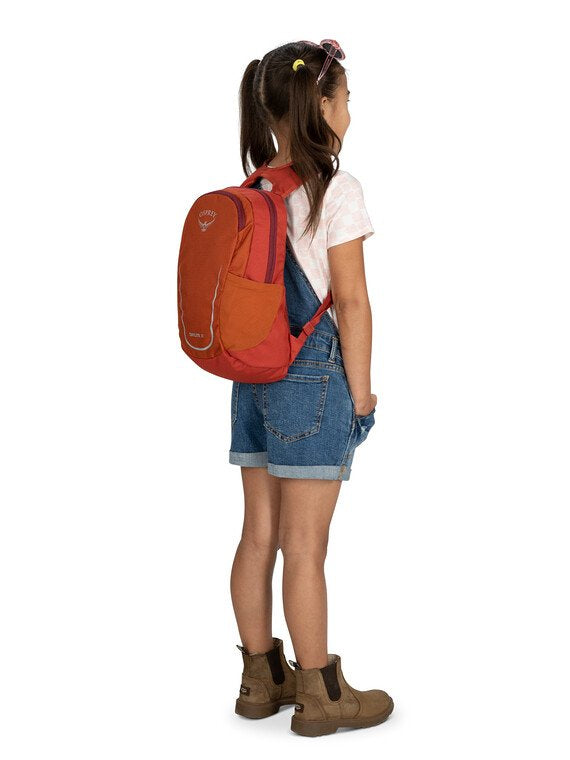 osprey daylite orange Jr. Kids' Commuter Backpack, Dawn/Bazan : Sports & Outdoors 100% recycled main body and bottom polyester and DWR coatings made without PFAS. Orange Dawn / Bazan One