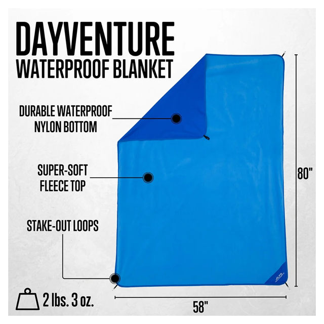 Alps Mountaineering - Dayventure Waterproof Blanket - Bright Blue