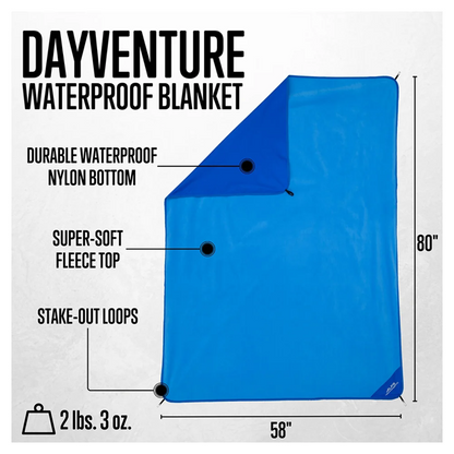 Alps Mountaineering - Dayventure Waterproof Blanket - Bright Blue