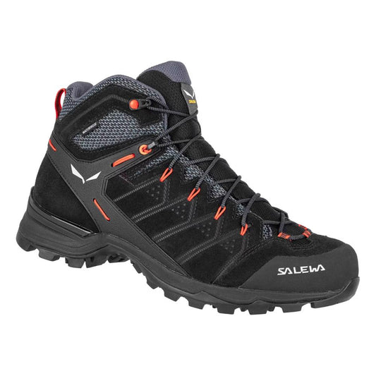 Salewa - Alp Mate Mid WP - Men's - Black Out/Fluo Orange