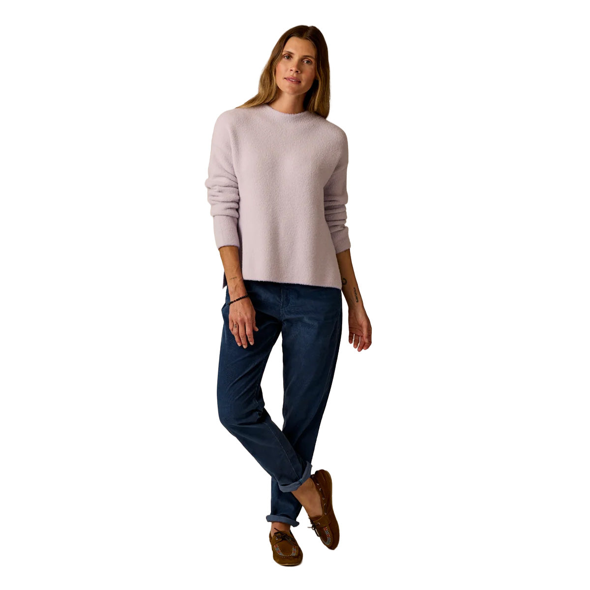 Carve Designs - Olivia Plush Sweater - Dark Dawn Birdseye