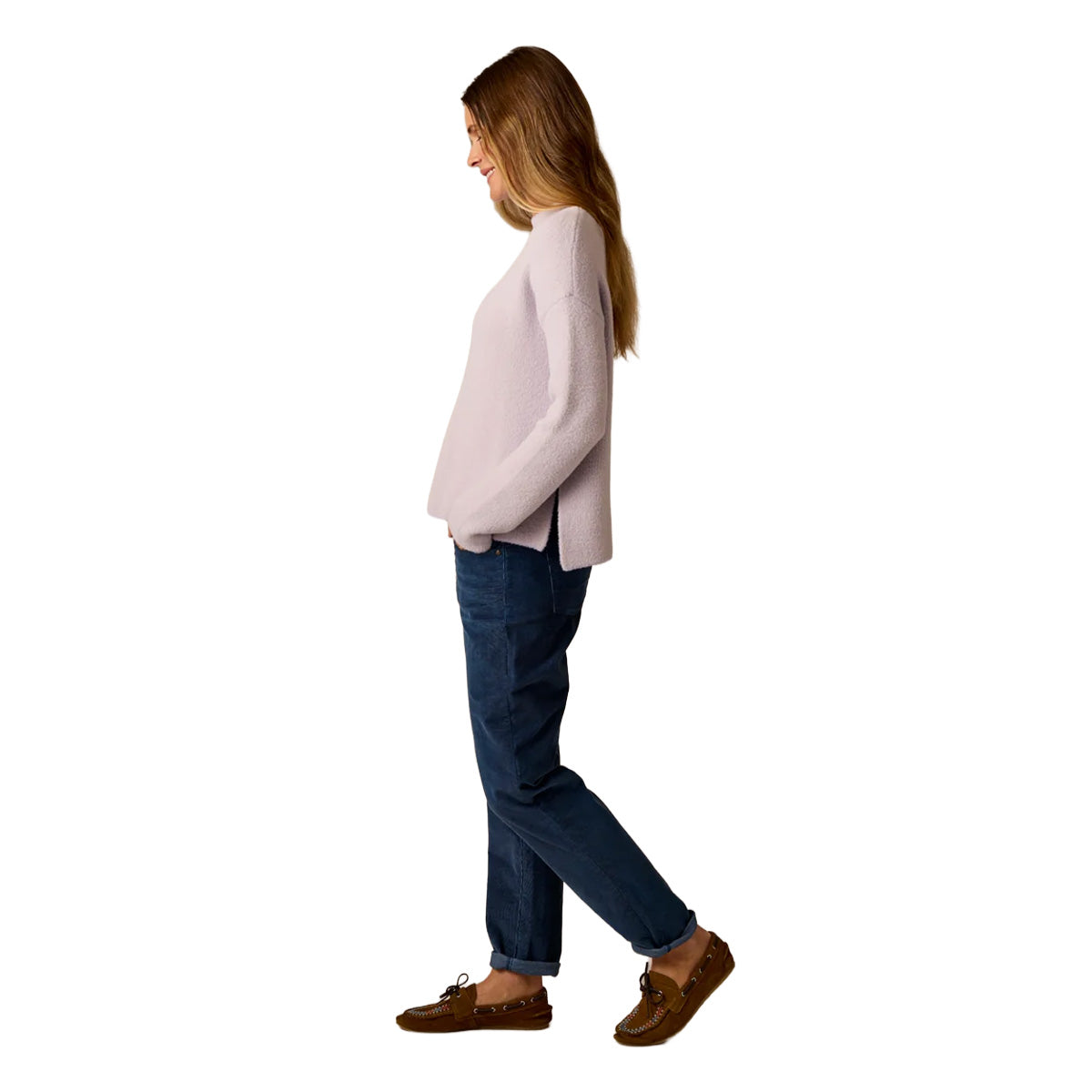 Carve Designs - Olivia Plush Sweater - Dark Dawn Birdseye