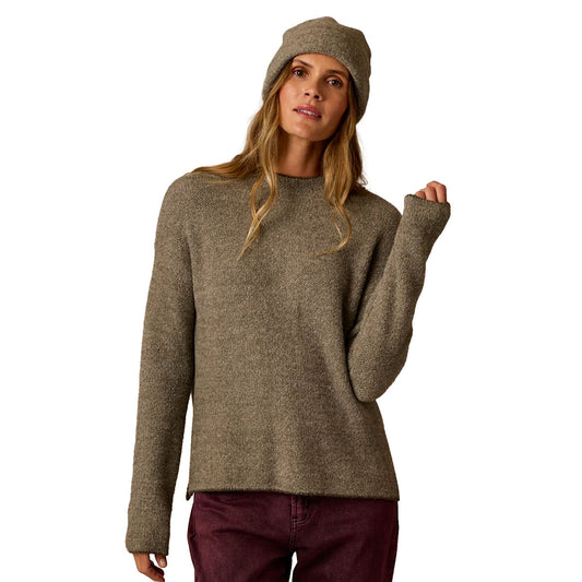 Carve Designs - Olivia Plush Sweater - Dark Olive Birdseye