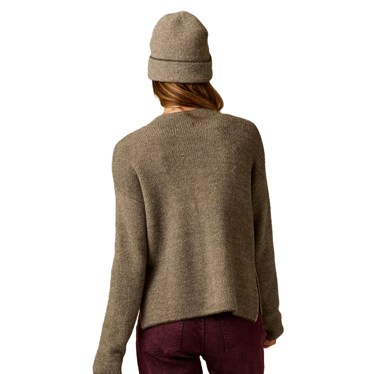 Carve Designs - Olivia Plush Sweater - Dark Olive Birdseye