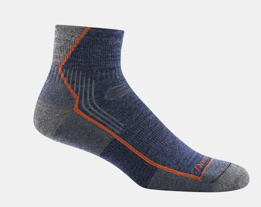 Darn Tough - Hiker 1/4 Midweight With Cushion - Unisex - Denim