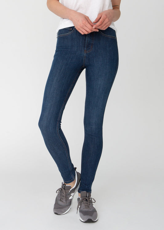 Duer - Women's High Rise Skinny Jean - Worn Stone