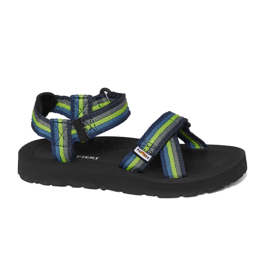 Rafters - Vibe Sandal Retro Stripe - Navy Multi
