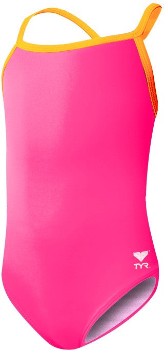 TYR - Solid Girls Diamondfit - Surf Blue