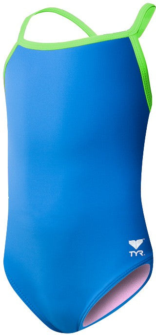 TYR - Solid Girls Diamondfit - Surf Blue
