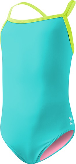TYR - Solid Girls Diamondfit - Surf Blue