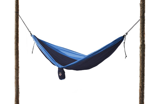 Grand Trunk - Double Deluxe Parachute Nylon Hammock w/Straps - Blue Light Blue