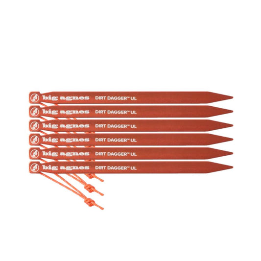 Big Agnes - Dirt Dagger UL 7.5in 6 Pack