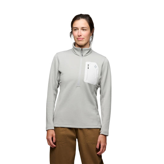 Black Diamond - Women's Diverge Half Zip Jacket - Pewter