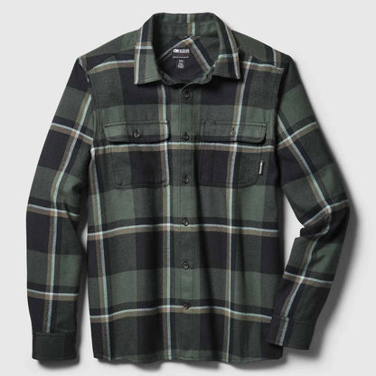 Outdoor Research - Feedback Flannel Twill Shirt - Men's - Dark Laurel Plaid