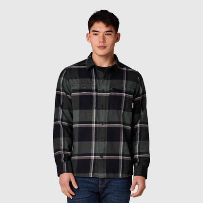 Outdoor Research - Feedback Flannel Twill Shirt - Men's - Dark Laurel Plaid