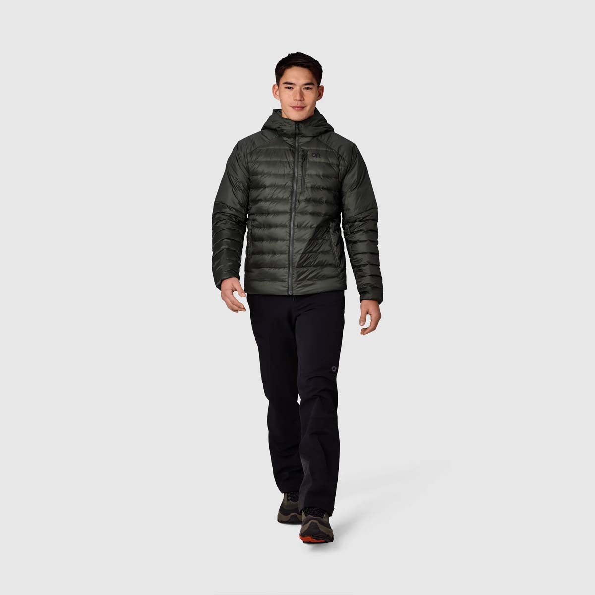 Outdoor Research - Men's Helium Down Hoodie - Dark Laurel