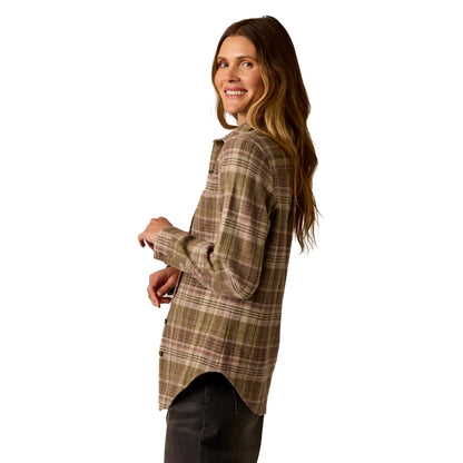 Carve Designs - Fairbanks Supersoft Shirt - Dark Olive Plaid