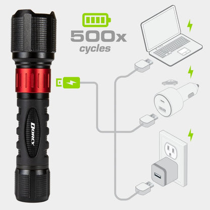 Dorcy - 1000L Recharge Flood Flashlight