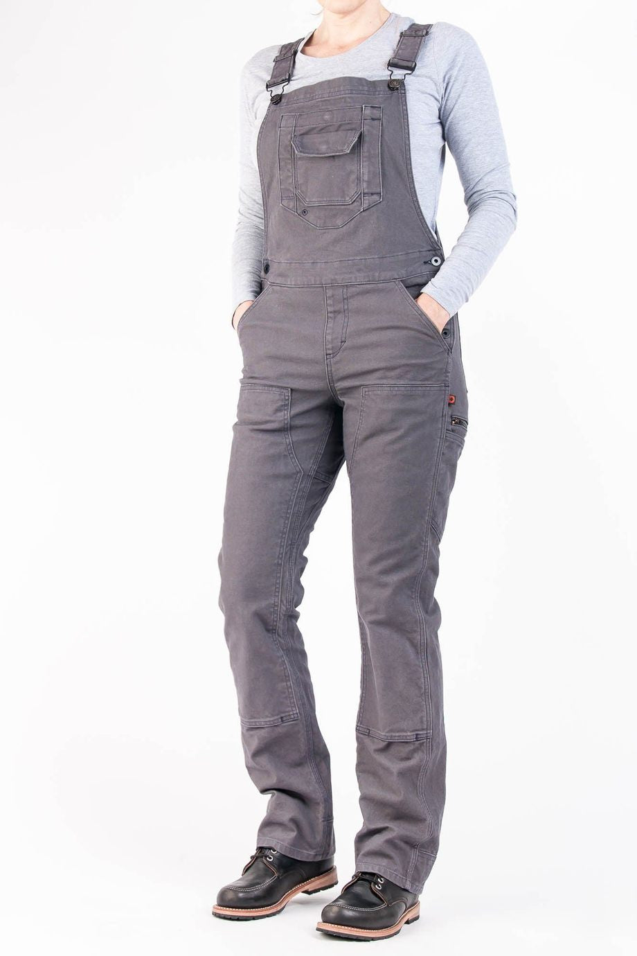 Dovetail - Freshley Overall - Dark Grey Canvas