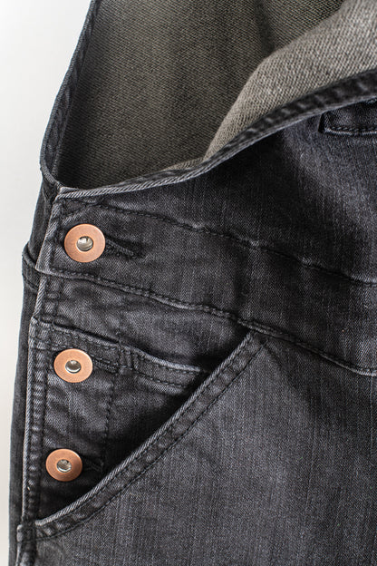 Dovetail - Freshley Overall - Black Thermal Denim