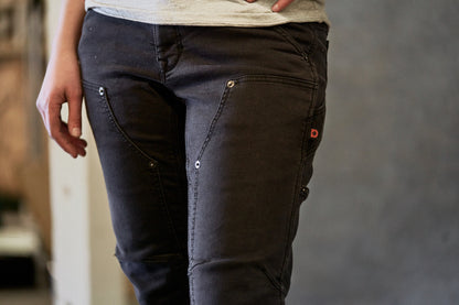 Dovetail - Britt Utility - Black Thermal Denim