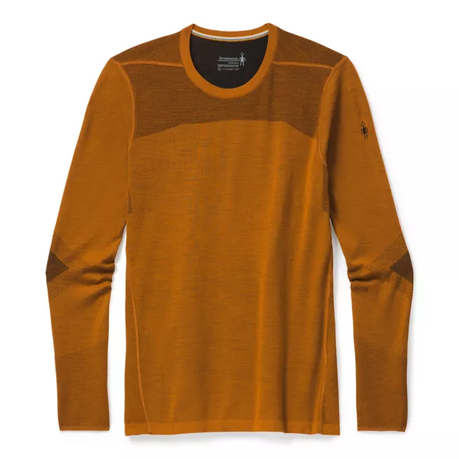 Smartwool - Intraknit Thermal Merino Base Layer Crew - Men's - Black-White