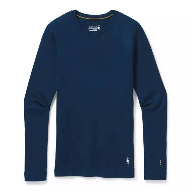 Smartwool - Classic Thermal Merino Base Layer Crew - Women's - Twilight Blue Heather
