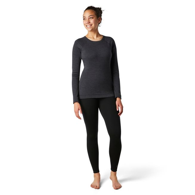 Smartwool - Classic Thermal Merino Base Layer Crew - Women's - Arctic Green Digi Snow