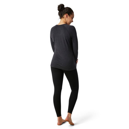 Smartwool - Classic Thermal Merino Base Layer Crew - Women's - Arctic Green Digi Snow