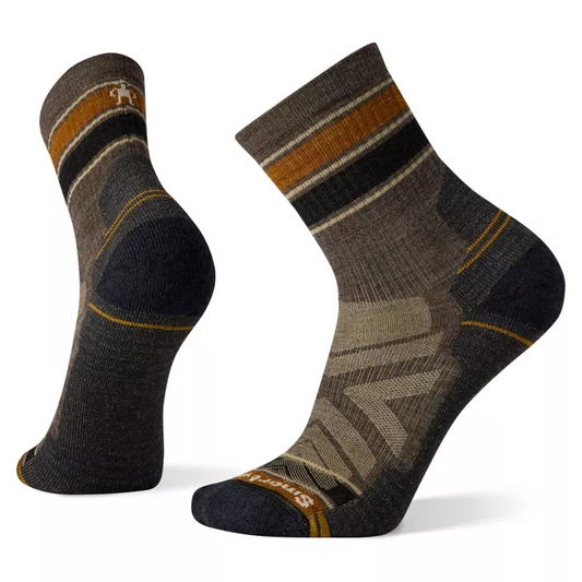 Smartwool - Hike Low Cushion Striped Mid Crew - Taupe