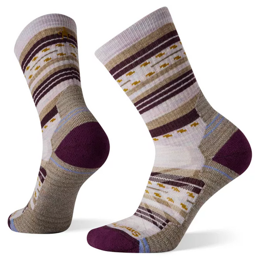 Smartwool - Hike Light Cushion Margarita Crew Socks - Women's - Purple Eclipse