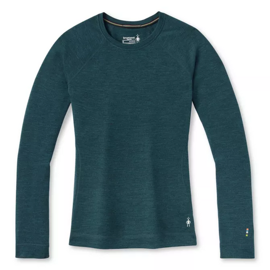 Smartwool - Classic Thermal Merino Base Layer Crew - Women's - Twilight Blue Heather