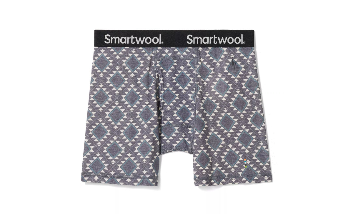 Smartwool - Merino Print Boxer Brief Boxed - Men's - Zen Green Trail Ride