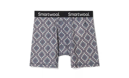 Smartwool - Merino Print Boxer Brief Boxed - Men's - Zen Green Trail Ride