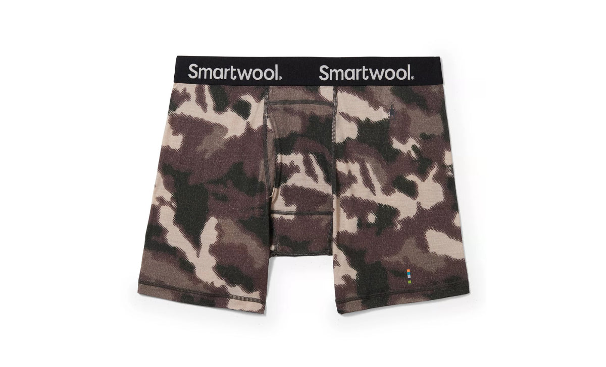 Smartwool - Merino Print Boxer Brief Boxed - Men's - Zen Green Trail Ride