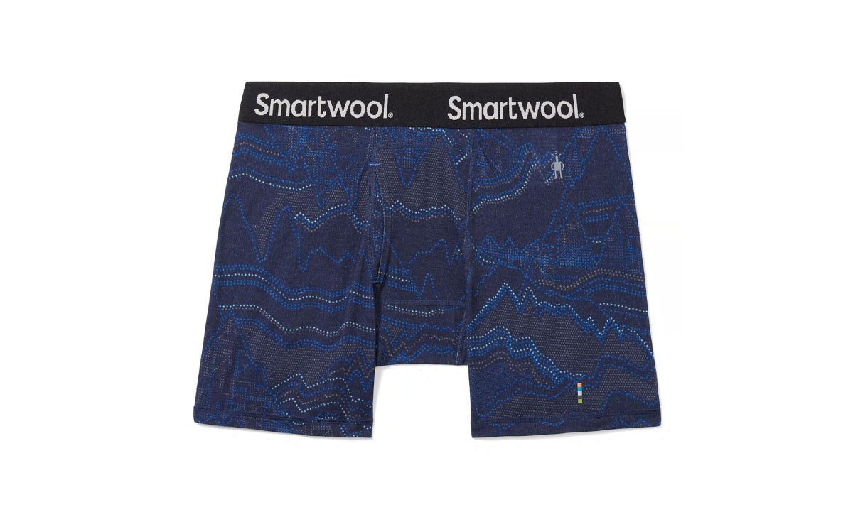 Smartwool - Merino Print Boxer Brief Boxed - Men's - Zen Green Trail Ride