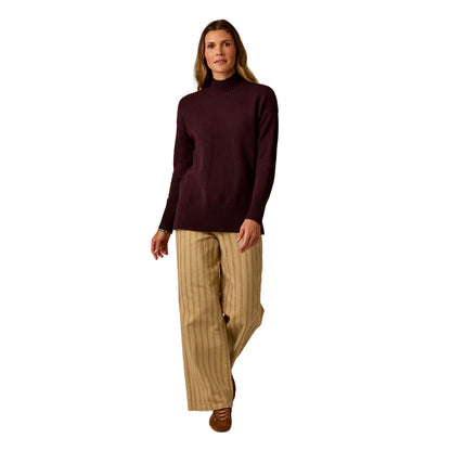 Carve Designs - Woodward Sweater - Dark Plum