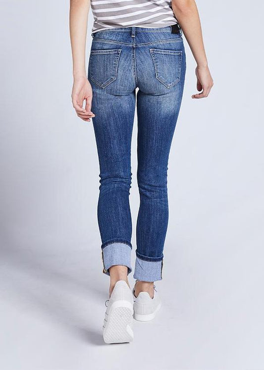Duer - Straight and Narrow Mid-Rise Jeans - Classic Indigo